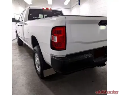 Spec-D  Tail Light With Red Led Bar Chrome Housing and Red Lens - Sequential Turn Signal Dodge Ram 2500/3500 2019-2022 - LT-RAM1925RLED-SQ-TM