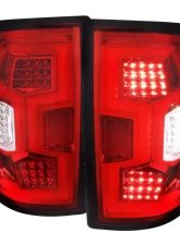 Spec-D  Tail Light With Red Led Bar Chrome Housing and Red Lens - Sequential Turn Signal Dodge Ram 2500/3500 2019-2022                                     - LT-RAM1925RLED-SQ-TM - Image 10