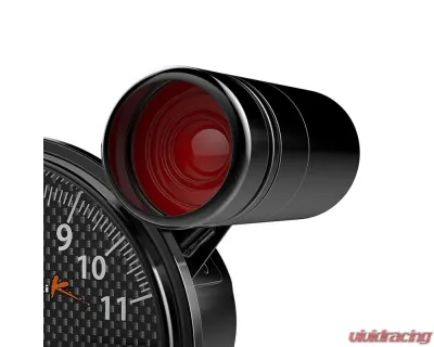 Spec-D 2 Inch RPM Gauge - Black Frame - RG-5DK02BKCF