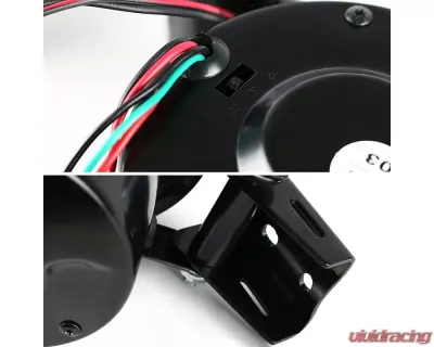 Spec-D 2 Inch RPM Gauge - Black Frame - RG-5DK02BKCF