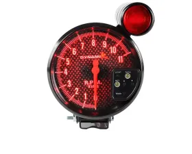 Spec-D 2 Inch RPM Gauge - Black Frame
