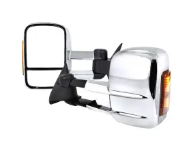 Spec-D Towign Mirrors Manual with LED Signal and Chrome Cover Chevrolet C10 1988-1998