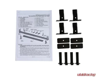 Spec-D 2 Bar Ladder Rack Without Gutter - RRB-6011BK-WB