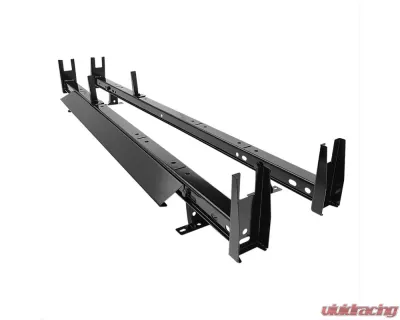 Spec-D 2 Bar Ladder Rack Without Gutter - RRB-6011BK-WB