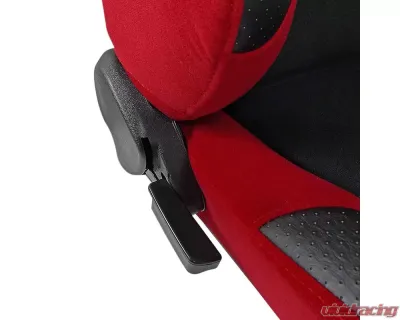 Spec-D Bride STY Racing Seats - Black/Red - RS-505-2