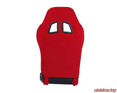 Spec-D Bride STY Racing Seats - Black/Red - RS-505-2