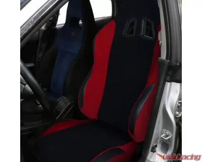 Spec-D Bride STY Racing Seats - Black/Red - RS-505-2