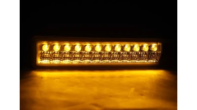 Spec-D LED Bumper Lights (Chrome Housing/Clear Lens) Chevrolet S10 | GMC Sonoma 1998-2004                                     - 2LB-S1098CLED-RS - Image 2