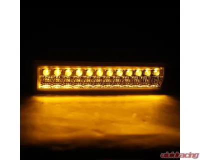 Spec-D LED Bumper Lights (Chrome Housing/Clear Lens) Chevrolet S10 | GMC Sonoma 1998-2004 - 2LB-S1098CLED-RS