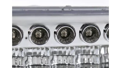 Spec-D LED Bumper Lights (Chrome Housing/Clear Lens) Chevrolet S10 | GMC Sonoma 1998-2004                                     - 2LB-S1098CLED-RS - Image 4