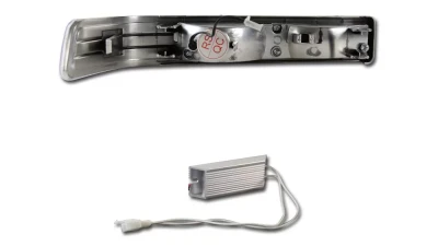 Spec-D LED Bumper Lights (Chrome Housing/Clear Lens) Chevrolet S10 | GMC Sonoma 1998-2004                                     - 2LB-S1098CLED-RS - Image 9