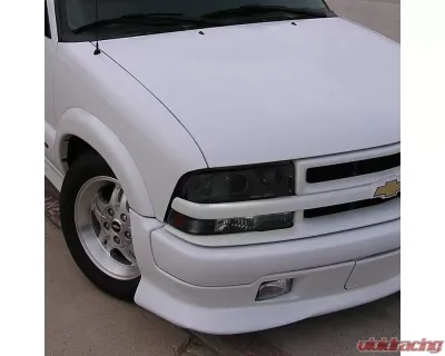 Spec-D Bumper Lights (Chrome Housing/Smoked Lens) Chevrolet S10 | GMC Sonoma 1998-2004 - 2LB-S1098G-RS