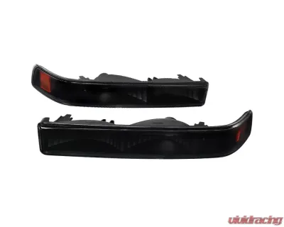 Spec-D Bumper Lights (Matte Black Housing/Clear Lens) Chevrolet S10 | GMC Sonoma 1998-2004 - 2LB-S1098JM-RS