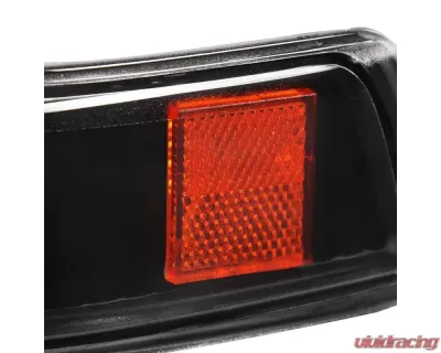 Spec-D Bumper Lights (Matte Black Housing/Clear Lens) Chevrolet S10 | GMC Sonoma 1998-2004 - 2LB-S1098JM-RS