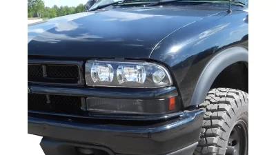 Spec-D Bumper Lights (Matte Black Housing/Clear Lens) Chevrolet S10 | GMC Sonoma 1998-2004                                     - 2LB-S1098JM-RS - Image 8