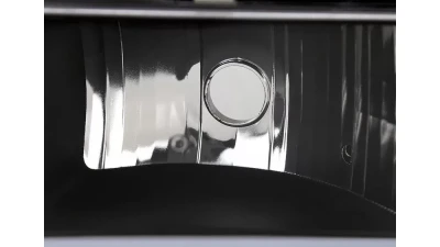 Spec-D LED Tube Factory Style Headlights w/ Bumper & Corner Lights (Matte Black Housing/Clear Lens) Chevrolet | GMC 1988-1993                                     - 2LBCLH-C1088JM-G3-GO - Image 4