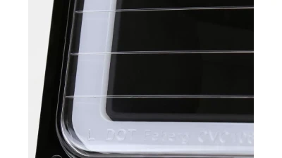 Spec-D LED Tube Factory Style Headlights w/ Bumper & Corner Lights (Matte Black Housing/Clear Lens) Chevrolet | GMC 1988-1993                                     - 2LBCLH-C1088JM-G3-GO - Image 5