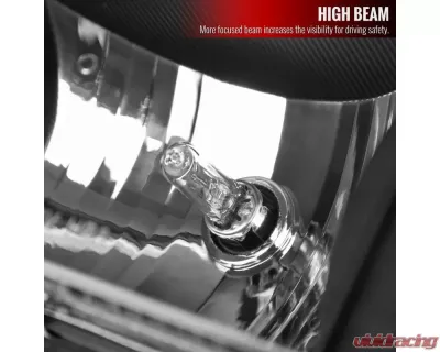 Spec-D Factory Style Headlights, Bumper Lights, & Corner Lights Set (Matte Black Housing/Clear Lens) Chevrolet | GMC 1988-1993 - 2LBCLH-C1088JM-RS