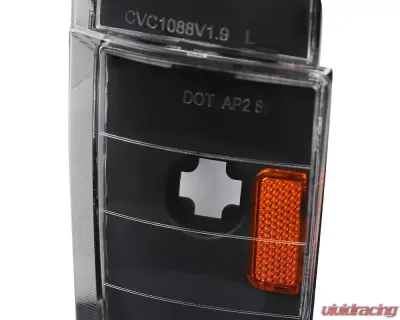 Spec-D Factory Style Headlights, Bumper Lights, & Corner Lights Set (Matte Black Housing/Clear Lens) Chevrolet | GMC 1988-1993 - 2LBCLH-C1088JM-RS