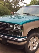 Spec-D Factory Style Headlights, Bumper Lights, & Corner Lights Set (Matte Black Housing/Clear Lens) Chevrolet | GMC 1988-1993                                     - 2LBCLH-C1088JM-RS - Image 10