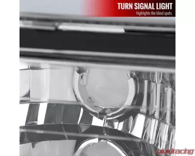 Spec-D Factory Style Headlights w/ LED Strip & Bumper & Corner Lights (Chrome Housing/Clear Lens) Chevrolet 1994-1998 - 2LBCLH-C1094-G3-GO