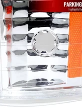 Spec-D LED Tube Factory Headlights w/ Corner Signal Bumper Lights (Chrome Housing/Clear Lens) Chevrolet 1994-1998                                     - 2LBCLH-C1094-G3-RS - Image 5