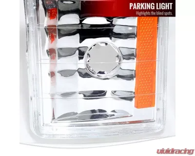 Spec-D LED Tube Factory Headlights w/ Corner Signal Bumper Lights (Chrome Housing/Clear Lens) Chevrolet 1994-1998 - 2LBCLH-C1094-G3-RS