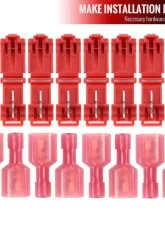 Spec-D LED Tube Factory Headlights w/ Corner Signal Bumper Lights (Chrome Housing/Clear Lens) Chevrolet 1994-1998                                     - 2LBCLH-C1094-G3-RS - Image 6