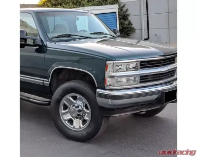 Spec-D LED Tube Factory Headlights w/ Corner Signal Bumper Lights (Chrome Housing/Clear Lens) Chevrolet 1994-1998 - 2LBCLH-C1094-G3-RS