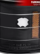 Spec-D Factory Style Headlights w/ LED Strip & Bumper & Corner Lights (Matte Black Housing/ Clear Lens) GMC C10 | Sierra | Suburban | Yukon 1994-1998                                     - 2LBCLH-GMC94JM-G3-GO - Image 6