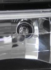 Spec-D Factory Style Headlights w/ Bumper & Corner Lights (Matte Black Housing/Clear Lens) GMC C10 | Sierra | Suburban | Yukon 1994-1998                                     - 2LBCLH-GMC94JM-SY - Image 2