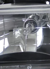 Spec-D Factory Style Headlights w/ Bumper & Corner Lights (Matte Black Housing/Clear Lens) GMC C10 | Sierra | Suburban | Yukon 1994-1998                                     - 2LBCLH-GMC94JM-SY - Image 3