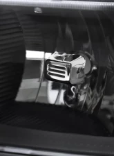 Spec-D Factory Style Crystal Headlights w/ Amber Reflector & Bumper Lights (Matte Black Housing/Clear Lens) GMC Sierra | Yukon 1999-2007                                     - 2LBLH-GMC99JM-RS - Image 2