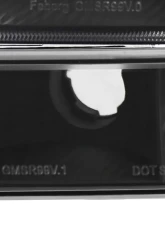 Spec-D Factory Style Crystal Headlights w/ Amber Reflector & Bumper Lights (Matte Black Housing/Clear Lens) GMC Sierra | Yukon 1999-2007                                     - 2LBLH-GMC99JM-RS - Image 4