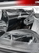 Spec-D Factory Style Headlights w/ Bumper Lights (Chrome Housing/Clear Lens) Chevrolet Silverado | Avalanche 2002-2007                                     - 2LBLH-SIV03-RS - Image 2