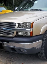 Spec-D Factory Style Headlights w/ Bumper Lights (Matte Black Housing/Clear Lens) Chevrolet Silverado | Avalanche 2002-2007                                     - 2LBLH-SIV03JM-RS - Image 7