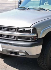 Spec-D LED Bar Factory Style Headlights & Bumper Lights w/ Amber Reflector (Matte Black Housing/Clear Lens) Chevrolet 1999-2006                                     - 2LBLH-SIV99JM-G3-RS - Image 9