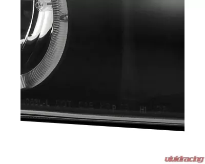 Spec-D Dual Halo Projector Headlights w/ Bumper Lights (Matte Black Housing/Clear Lens) Chevrolet 1999-2006 - 2LBLHP-SIV99JM-RS