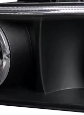 Spec-D Dual Halo Projector Headlights w/ Bumper Lights (Matte Black Housing/Clear Lens) Chevrolet 1999-2006                                     - 2LBLHP-SIV99JM-RS - Image 7