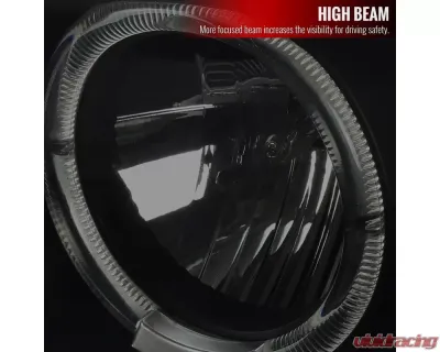 Spec-D Dual Halo Projector Headlights w/ Bumper Lights (Black Housing/Smoked Lens) Chevrolet 1999-2006 - 2LBLHP-SIV99SM-RS