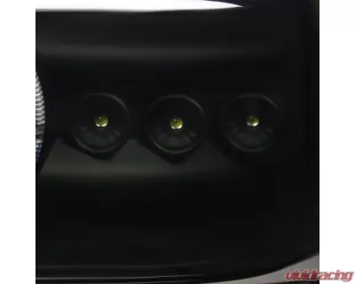 Spec-D Dual Halo Projector Headlights w/ Bumper Lights (Black Housing/Smoked Lens) Chevrolet 1999-2006 - 2LBLHP-SIV99SM-RS