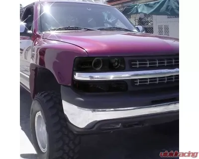 Spec-D Dual Halo Projector Headlights w/ Bumper Lights (Black Housing/Smoked Lens) Chevrolet 1999-2006 - 2LBLHP-SIV99SM-RS