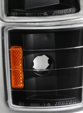 Spec-D Corner Lights (Matte Black Housing/Clear Lens) Chevrolet 1994-1999                                     - 2LC-G1G3JM-V2-TM - Image 2