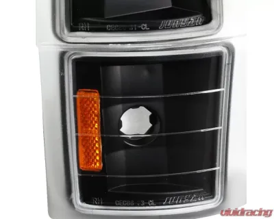 Spec-D Corner Lights (Matte Black Housing/Clear Lens) Chevrolet 1994-1999 - 2LC-G1G3JM-V2-TM