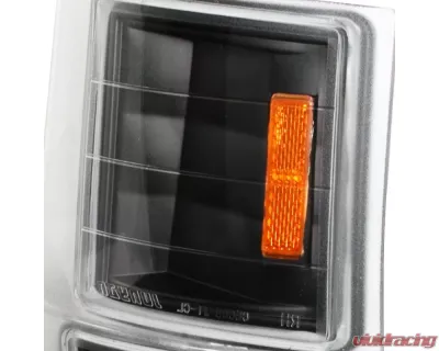 Spec-D Corner Lights (Matte Black Housing/Clear Lens) Chevrolet 1994-1999 - 2LC-G1G3JM-V2-TM