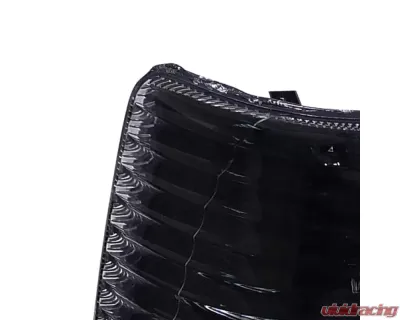 Spec-D Corner Lights w/ Amber Reflectors (Matte Black Housing/Clear Lens) Jeep Grand Cherokee 1993-1998 - 2LC-GKEE93JM-RS