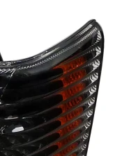 Spec-D Corner Lights w/ Amber Reflectors (Matte Black Housing/Clear Lens) Jeep Grand Cherokee 1993-1998                                     - 2LC-GKEE93JM-RS - Image 3