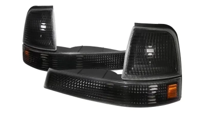 Spec-D Corner Parking Turn Signal Lights (Matte Black Housing/Clear Lens) Ford Ranger 1998-2000                                     - 2LC-RAN98JM-RS - Image 9