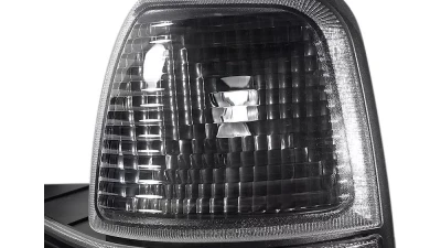 Spec-D Corner Parking Turn Signal Lights (Matte Black Housing/Clear Lens) Ford Ranger 1998-2000                                     - 2LC-RAN98JM-RS - Image 3