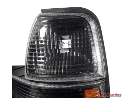 Spec-D Corner Parking Turn Signal Lights (Matte Black Housing/Clear Lens) Ford Ranger 1998-2000 - 2LC-RAN98JM-RS